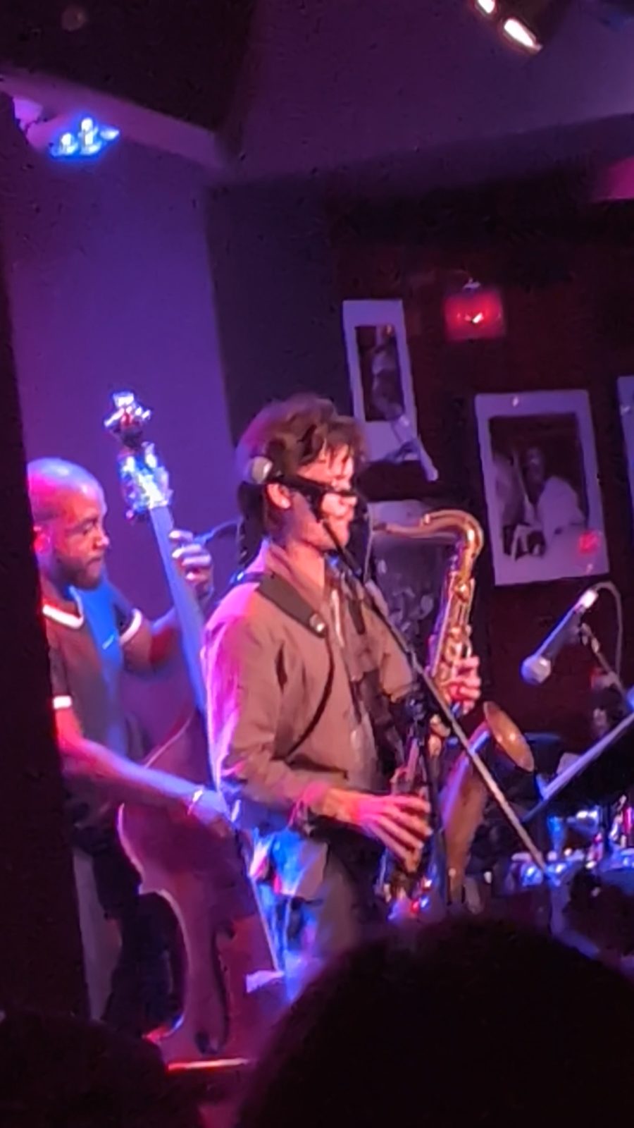 The saxophonist at Ronnie Scott’s